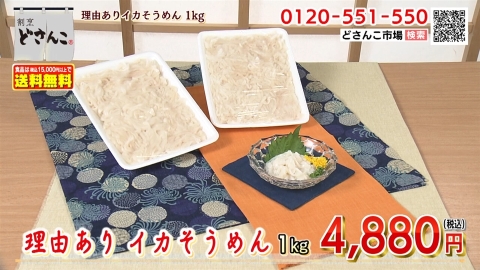 理由ありイカそうめん