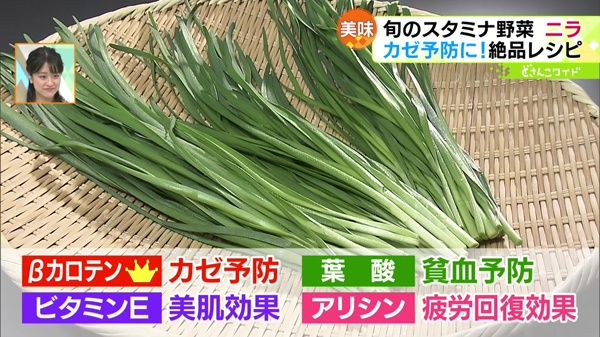 ときめき野菜通信〜美味！旬のにら